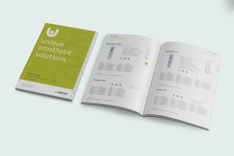 Uniprox Produktkatalog und technische Unterlagen – übersichtliche Informationen zu Prothetik und Orthetiklösungen