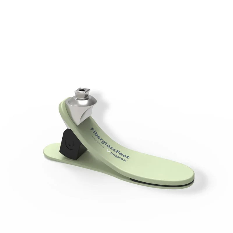 Chopart F340 Glasfaser-Prothesenfuß auf hellem Hintergrund