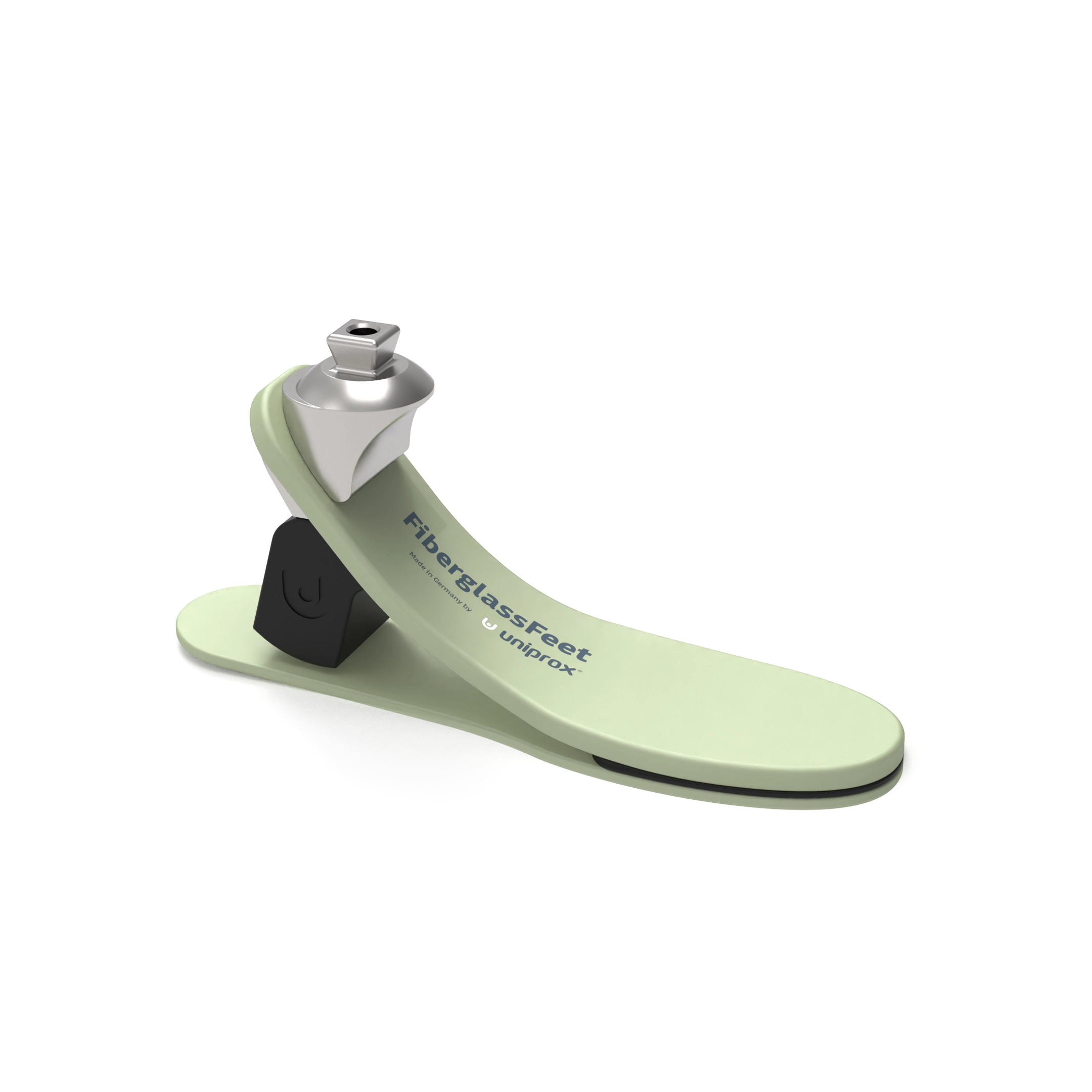 F340 Uniprox Mid-Profile Glasfaserfeder für Vorfußamputation mit mittlerer Bauhöhe