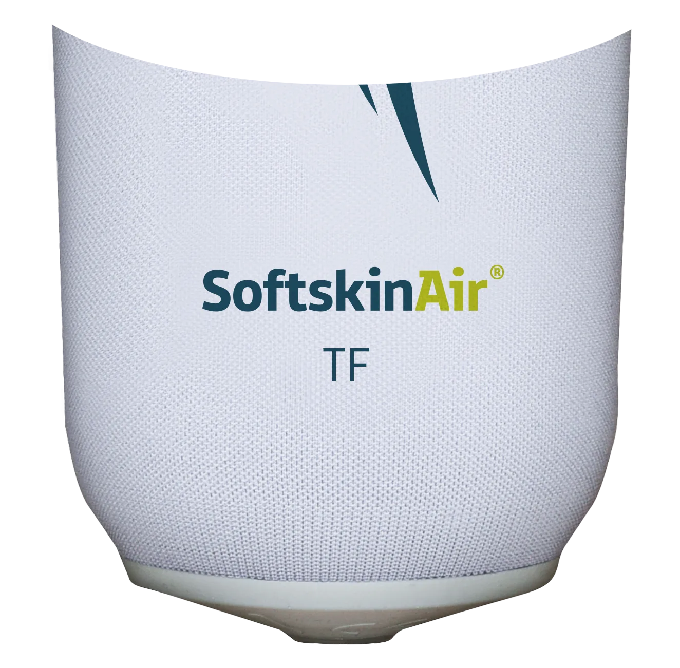 Produktansicht des SoftskinAir TF Oberschenkel-Liner aus atmungsaktivem Silikon mit Textiloberfläche für sicheren Sitz und hohen Tragekomfort